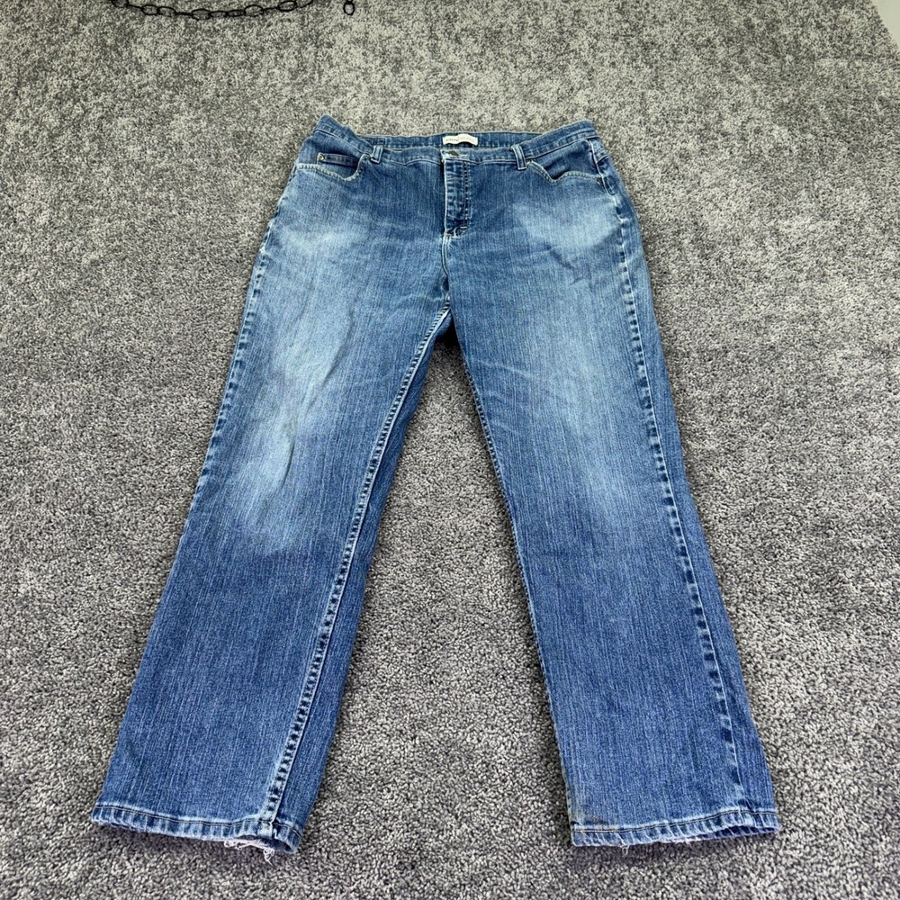 Riders Jeans Womens 18 M Blue Relaxed